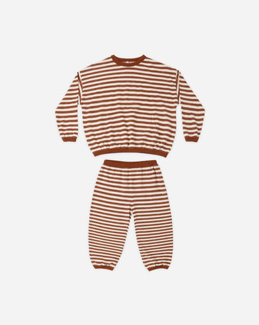 Relaxed Set || Brick Stripe by Rylee + Cru