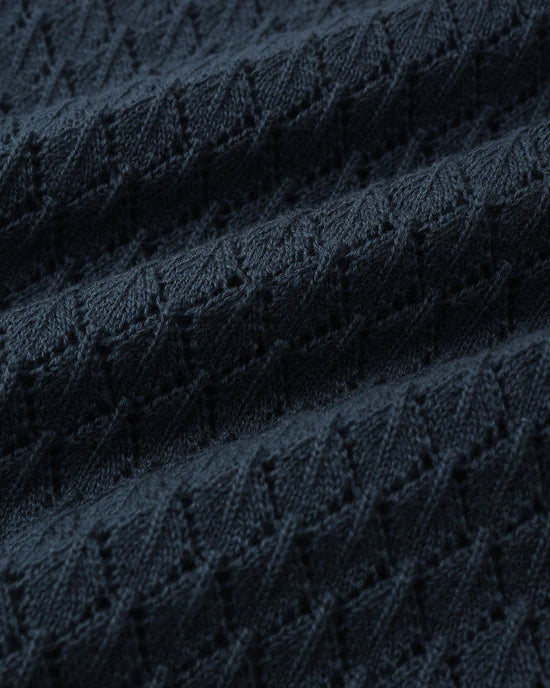 Crochet Tank Mini Dress || Navy by Rylee + Cru