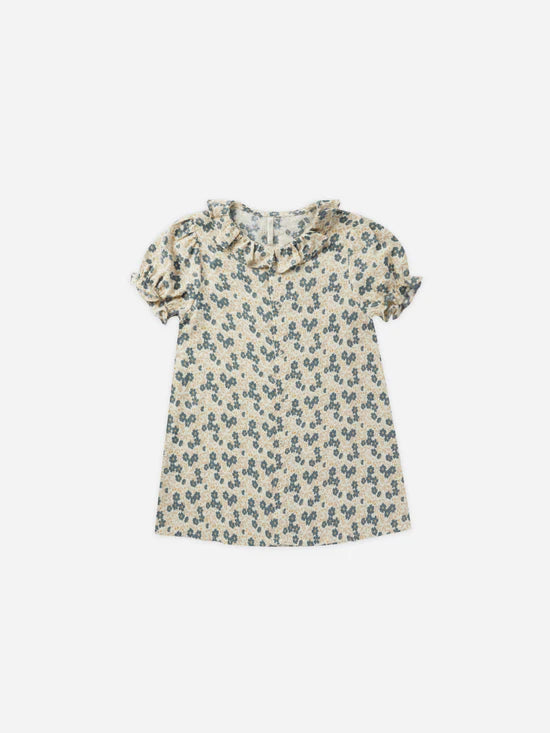 avalon dress || blue ditsy by Rylee + Cru