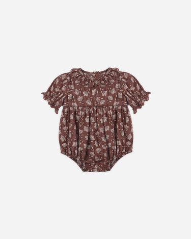Liv Romper || Mulberry Iris by Rylee + Cru