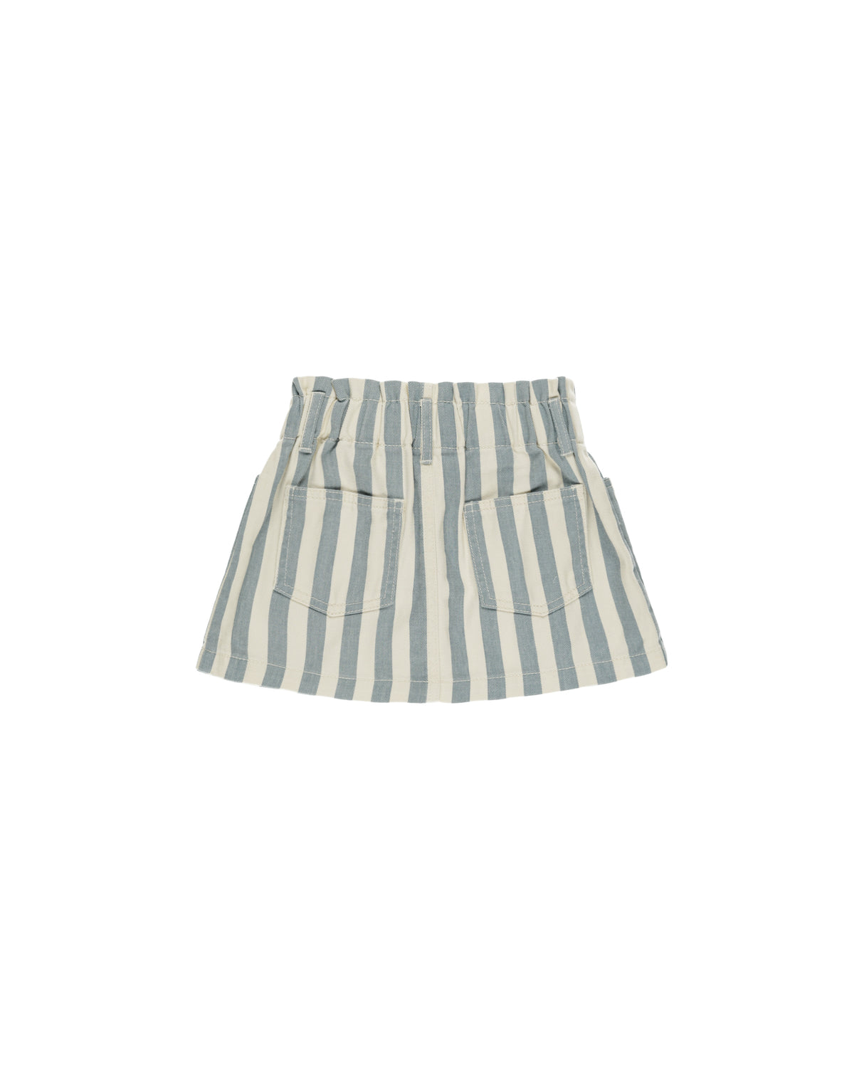 Denim Mini Skirt || Ocean Stripe by Rylee + Cru