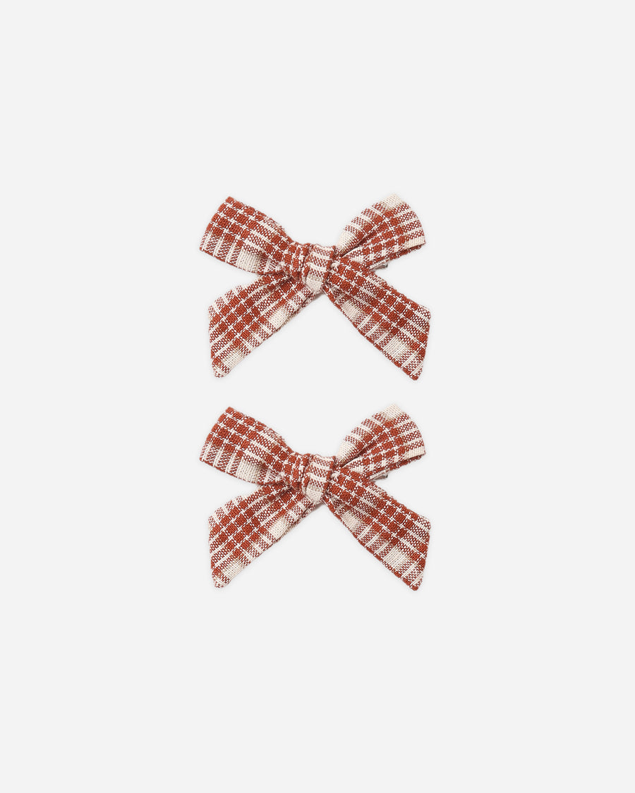 Bows, Set of 2 || Vintage Plaid by Rylee + Cru