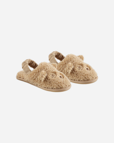 Bear Slippers || Gold by Rylee + Cru