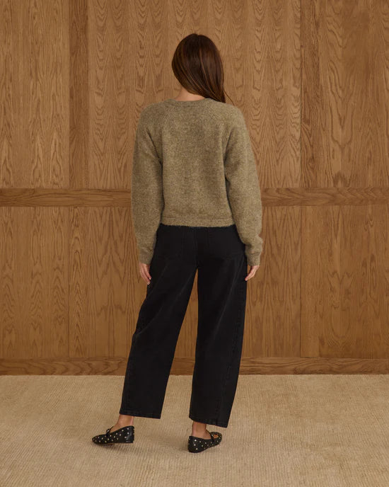 Women's Fuzzy Cardigan Evergreen by Rylee + Cru