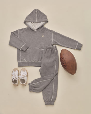 Coast Hoodie || Dark Heather Grey by Rylee + Cru