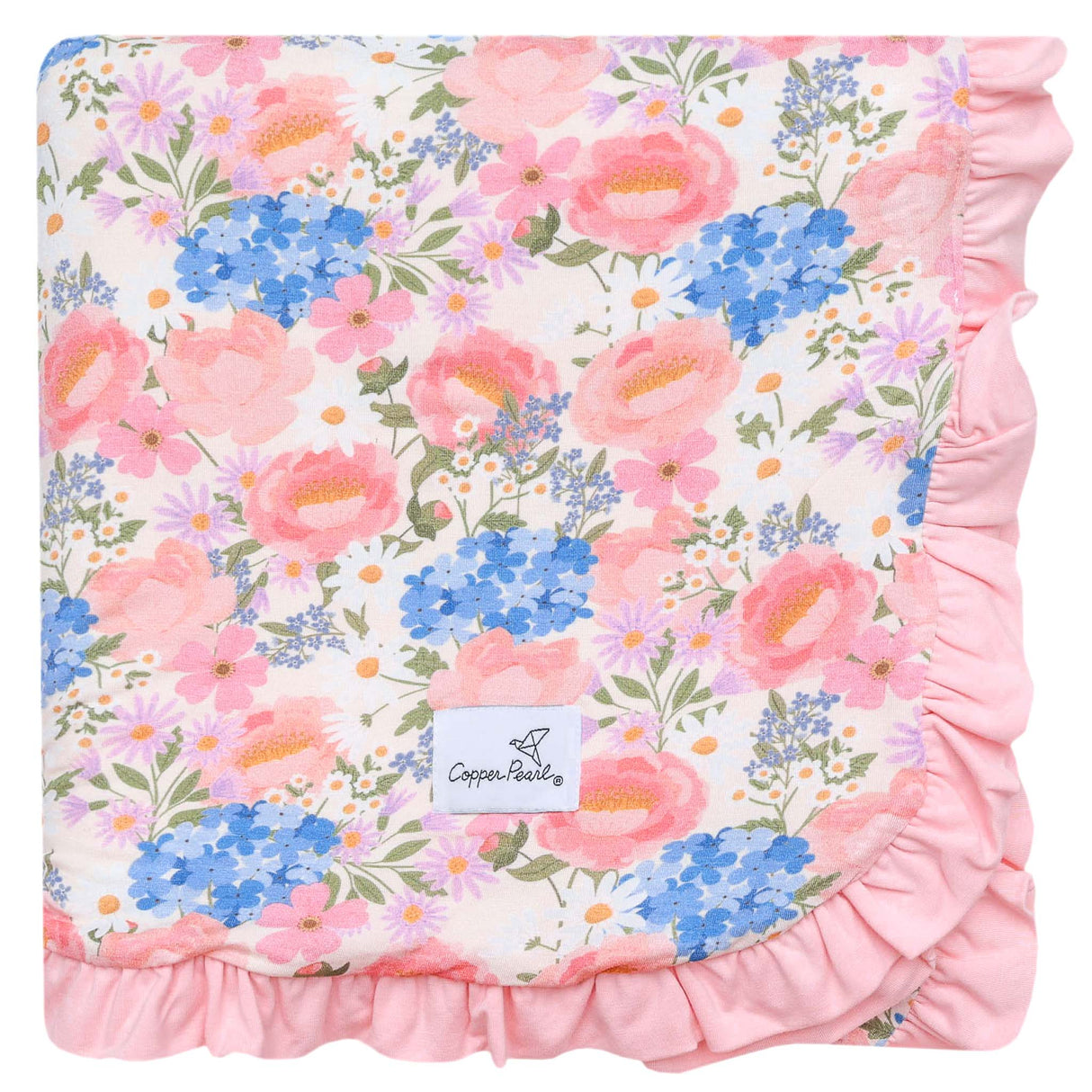 Bamboo Ruffled Three-Layer Quilt- Penelope by Copper Pearl