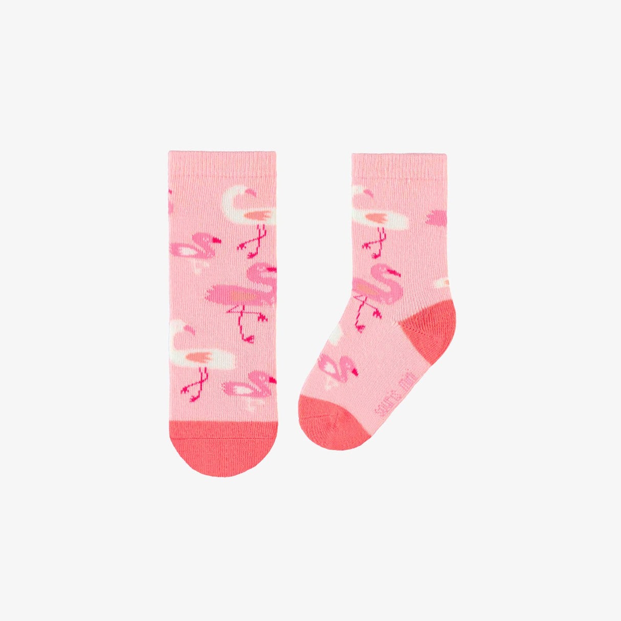 Pink Flamingo Socks by Sourismini