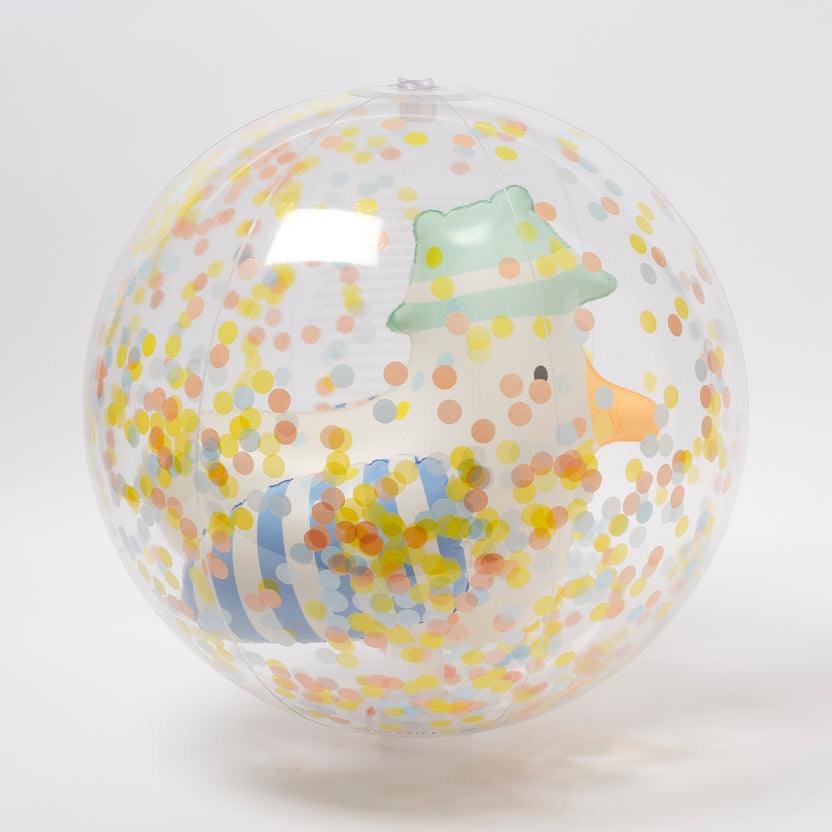 3D Inflatable Beach Ball-Sammy the Seagull Blue Stripe by Sunnylife