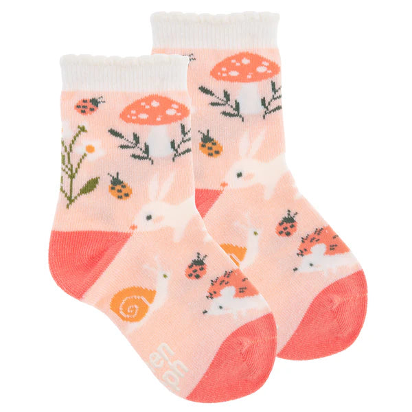 Toddler Socks - Strawberry Fields by Stephen Joseph