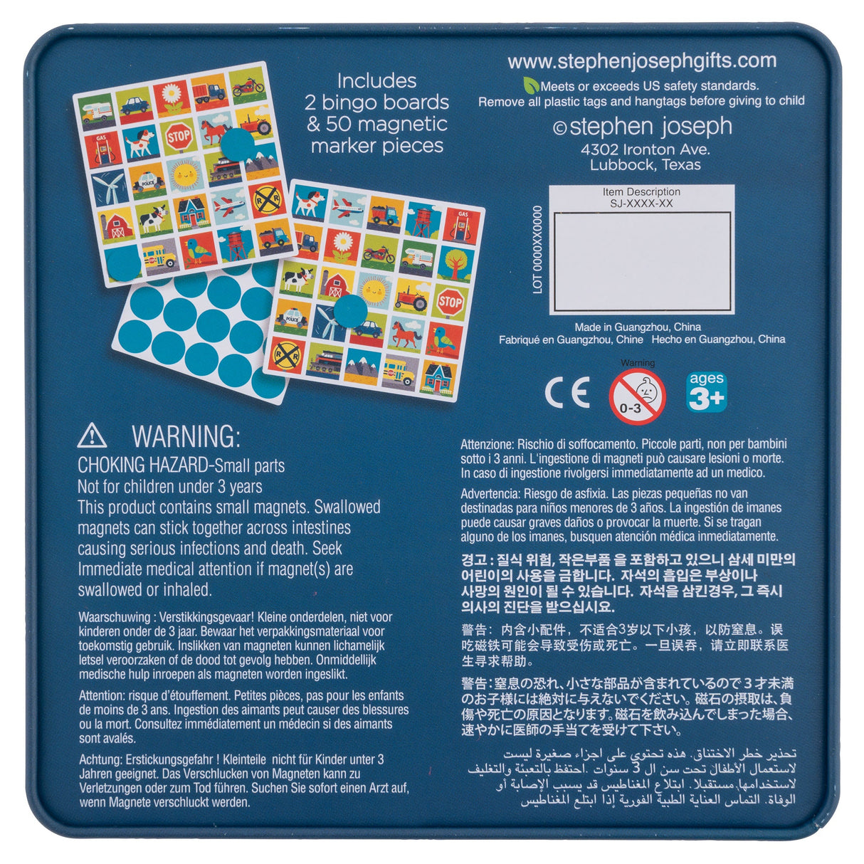 Car Bingo - Around Town by Stephen Joseph