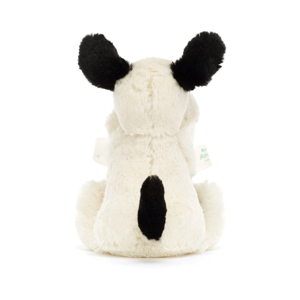 Bashful Black & Cream Puppy Soother by Jellycat