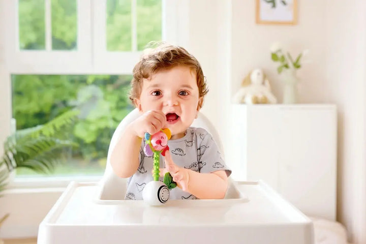 Shake 'n Sparkle Flower Rattle by Hape