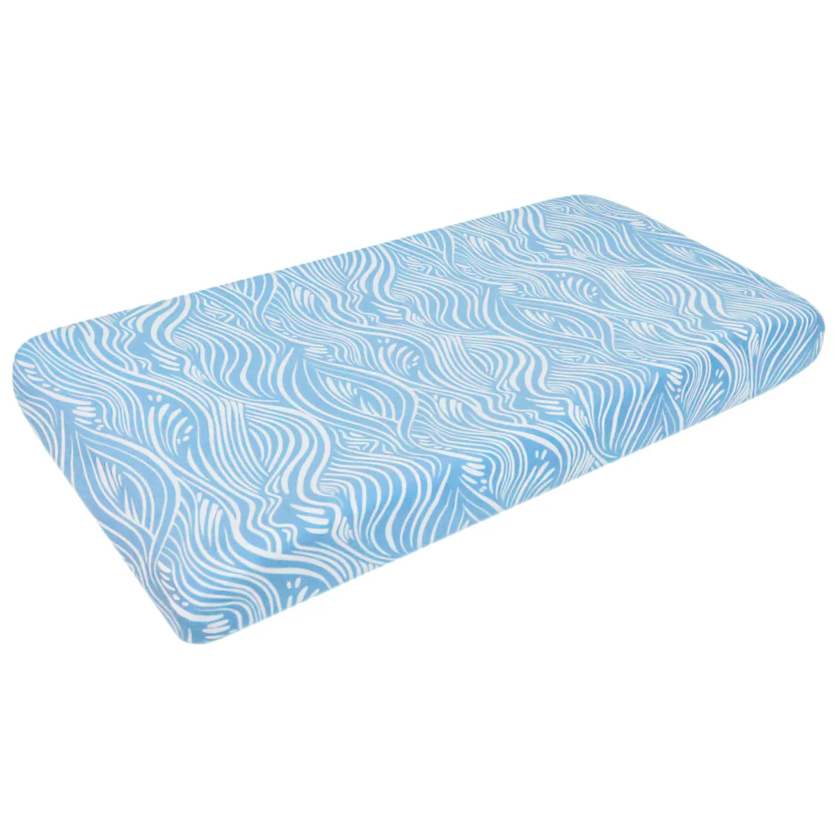 Premium Knit Diaper Changing Pad Cover - Surf by Copper Pearl