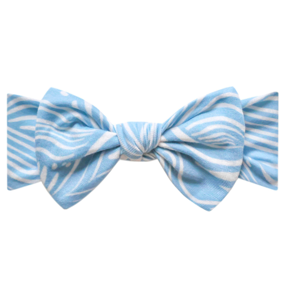 Knit Headband Bow - Surf by Copper Pearl