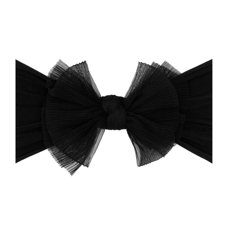 Tulle Fab- Pleated Black by Baby Bling