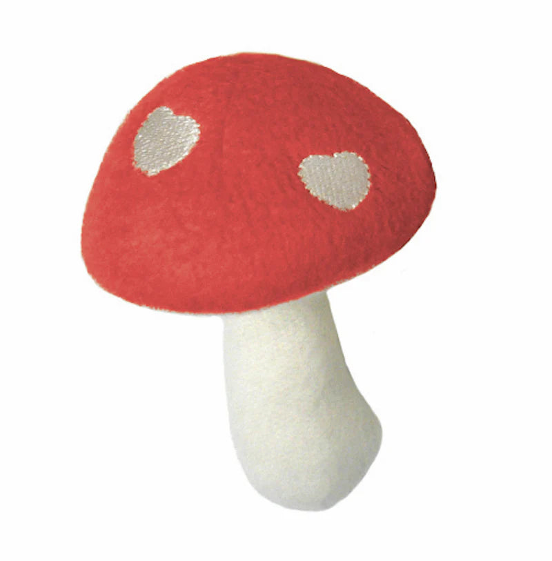 Mushroom Rattle - Red by Apple Park