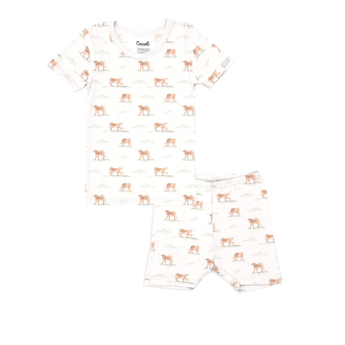 S/S Modal Pyjama- Cows by Coccoli