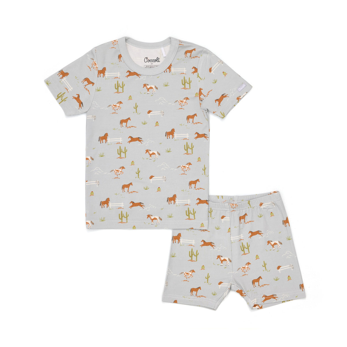 S/S Modal Pyjama- Horses by Coccoli