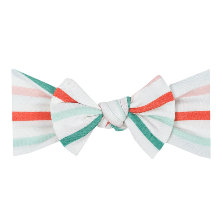 Knit Headband Bow in Tinsel by Copper Pearl