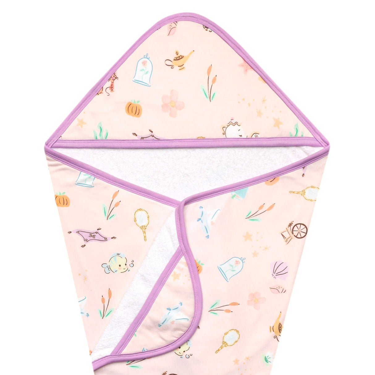 Premium Baby Knit Hooded Towel- Enchanted Friends by Copper Pearl