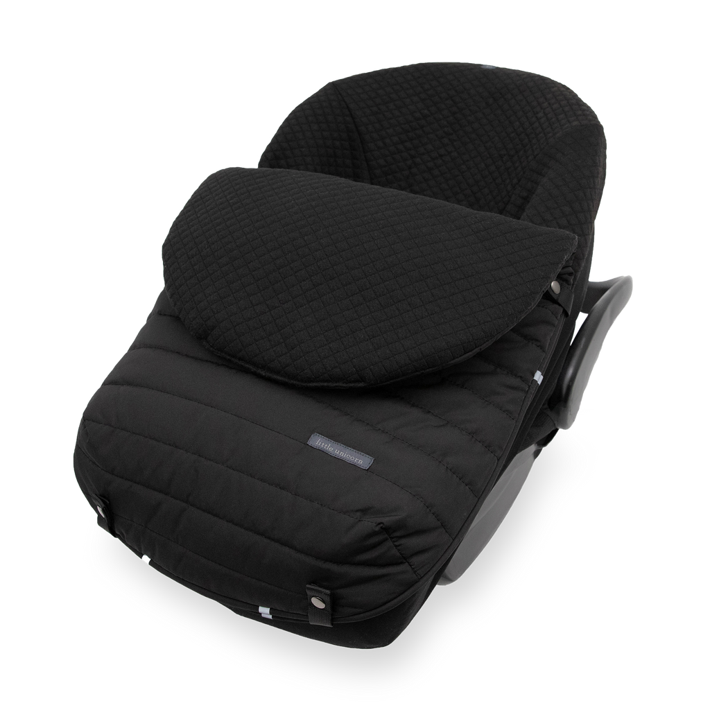 Infant Car Seat Footmuff - Black by Little Unicorn
