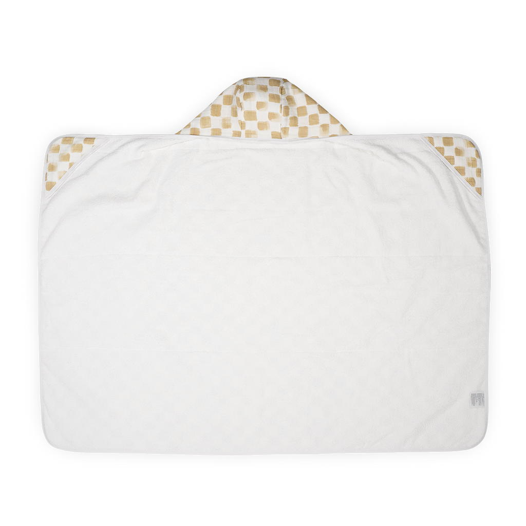 Toddler Hooded Towel - Adobe Checker by Little Unicorn