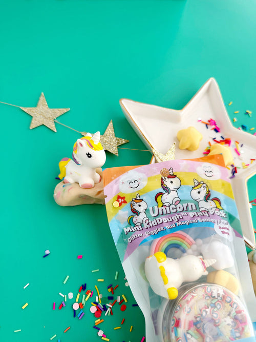 Mini Unicorn KidDough Play Kit by Earth Grown KidDoughs
