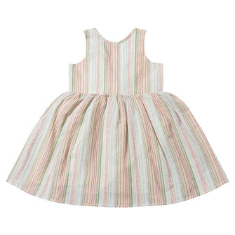 Jewel Dress in Pink Multi Stripe by Vignette