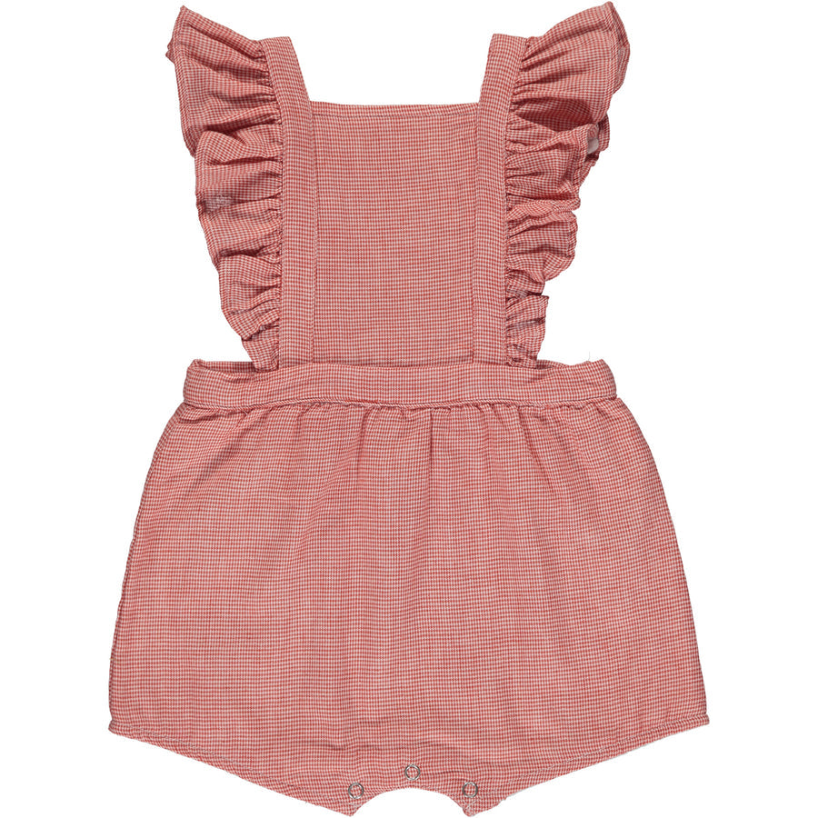 Emma Romper in Red Check by Vignette