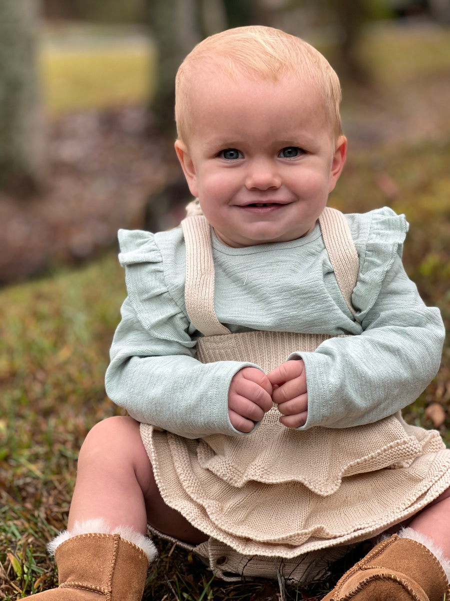 Quinn Onesie in Aqua by Vignette