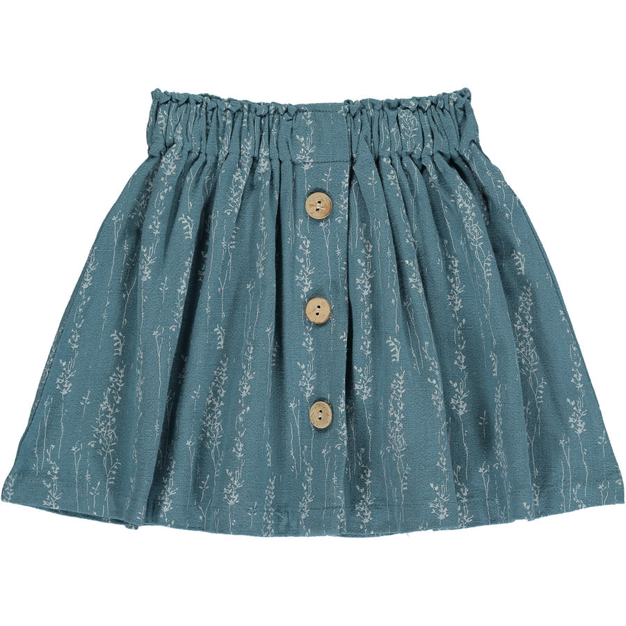 Jaycee Skirt in Teal Twiggy by Vignette
