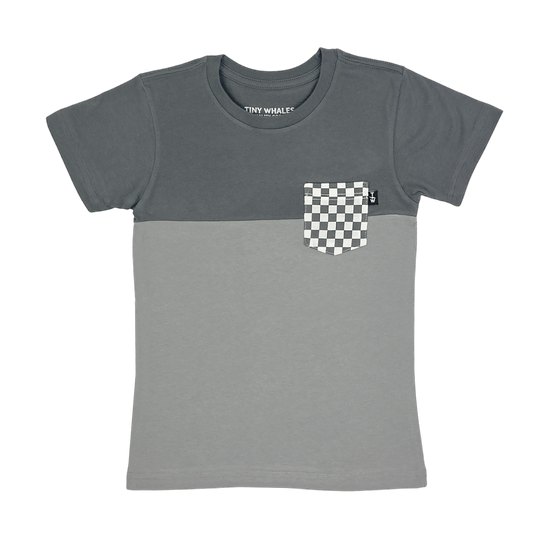 Pocket Tee Shirt- Vibe Check by Tiny Whales