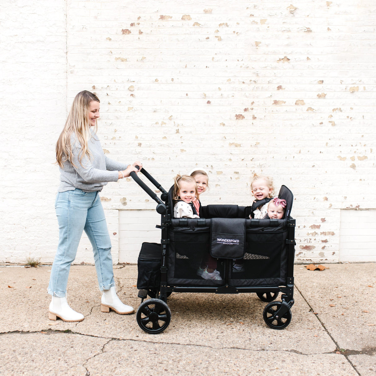 Wonderfold W4 Elite Pro Quad Stroller Wagon (4 Seater)