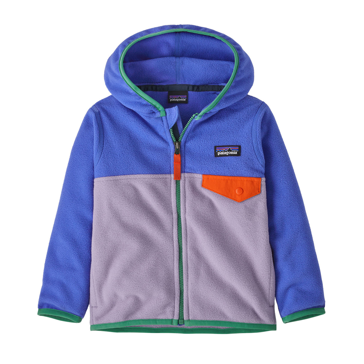 Baby Micro D® Snap-T® Fleece Jacket - Concrete Purple by Patagonia