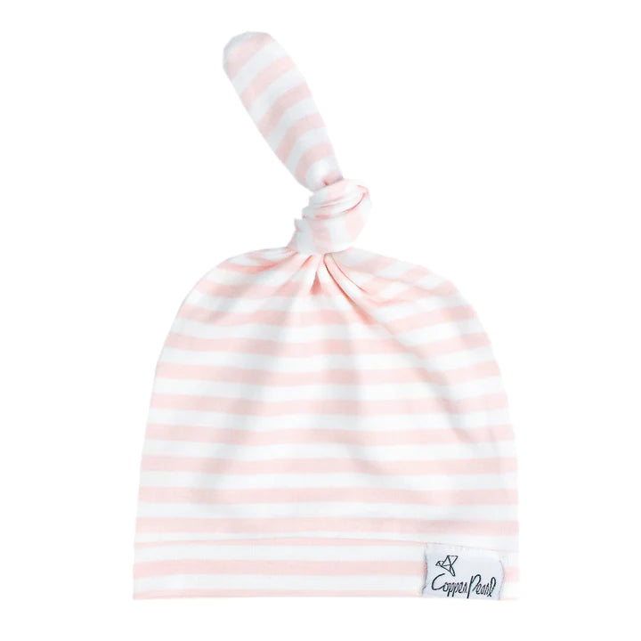 Top Knot Hat 0-4M in Winnie by Copper Pearl