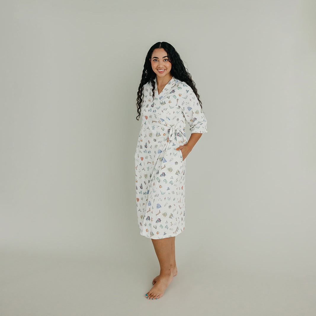 Women's Everyday Robe in Wizarding World by Copper Pearl