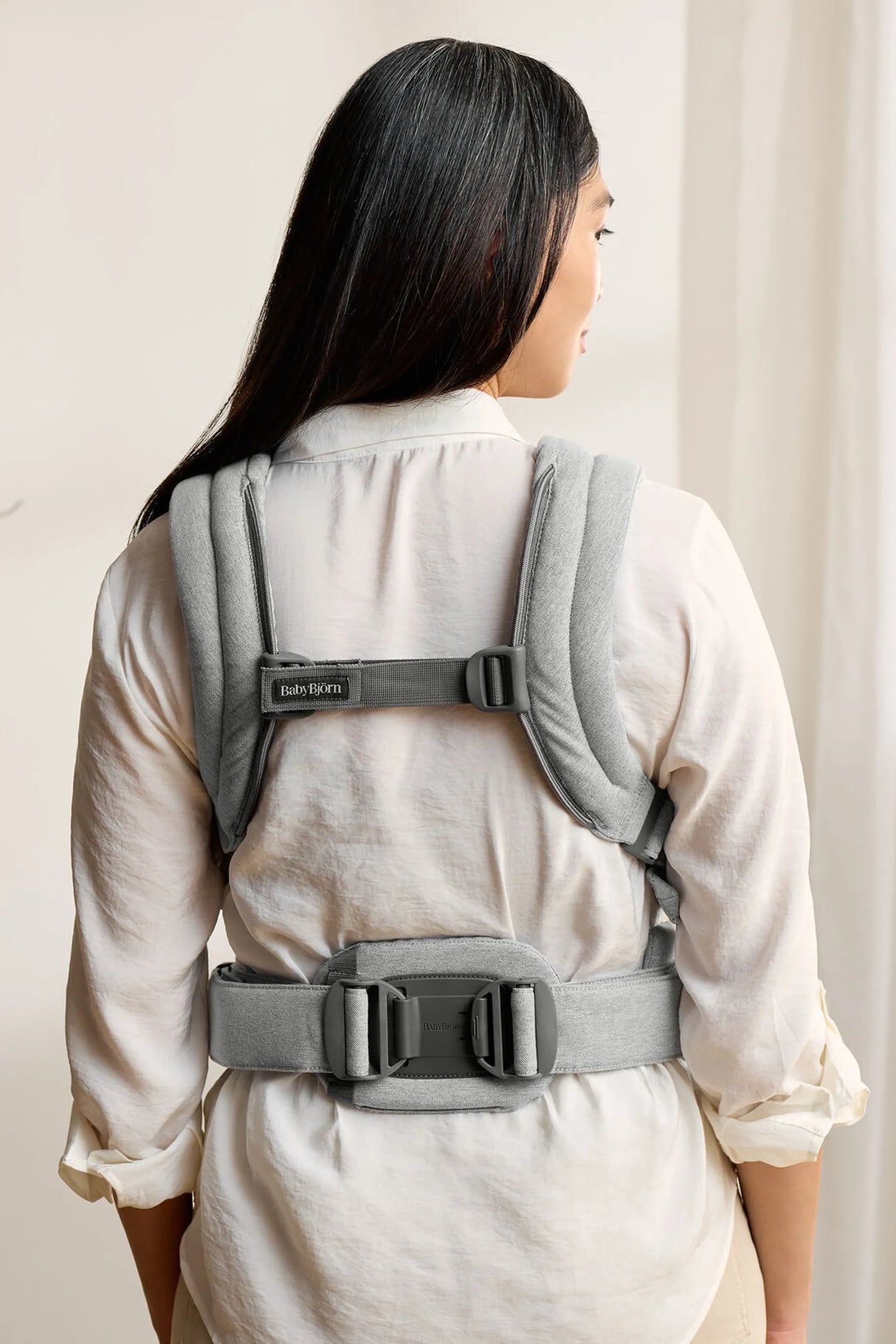 Baby Carrier Harmony - Woven Mélange - Light Grey by BabyBjorn