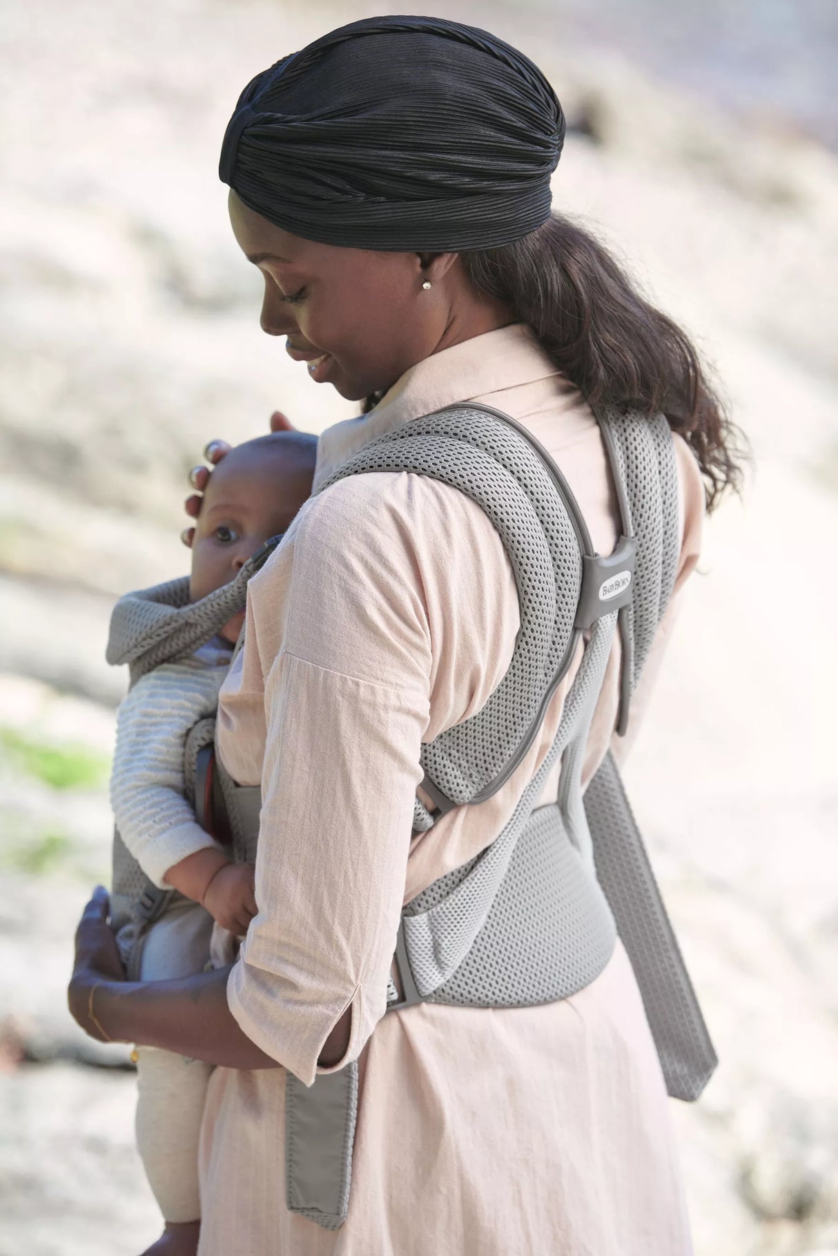 Baby Carrier Free - 3D Mesh in Grey by BabyBjorn
