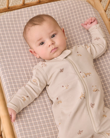 Zip Long Sleeve Sleeper Footie || Fox Land by Quincy Mae