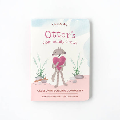 Otter's Building Connections Plush Snuggler Set + 2 books! by Slumberkins