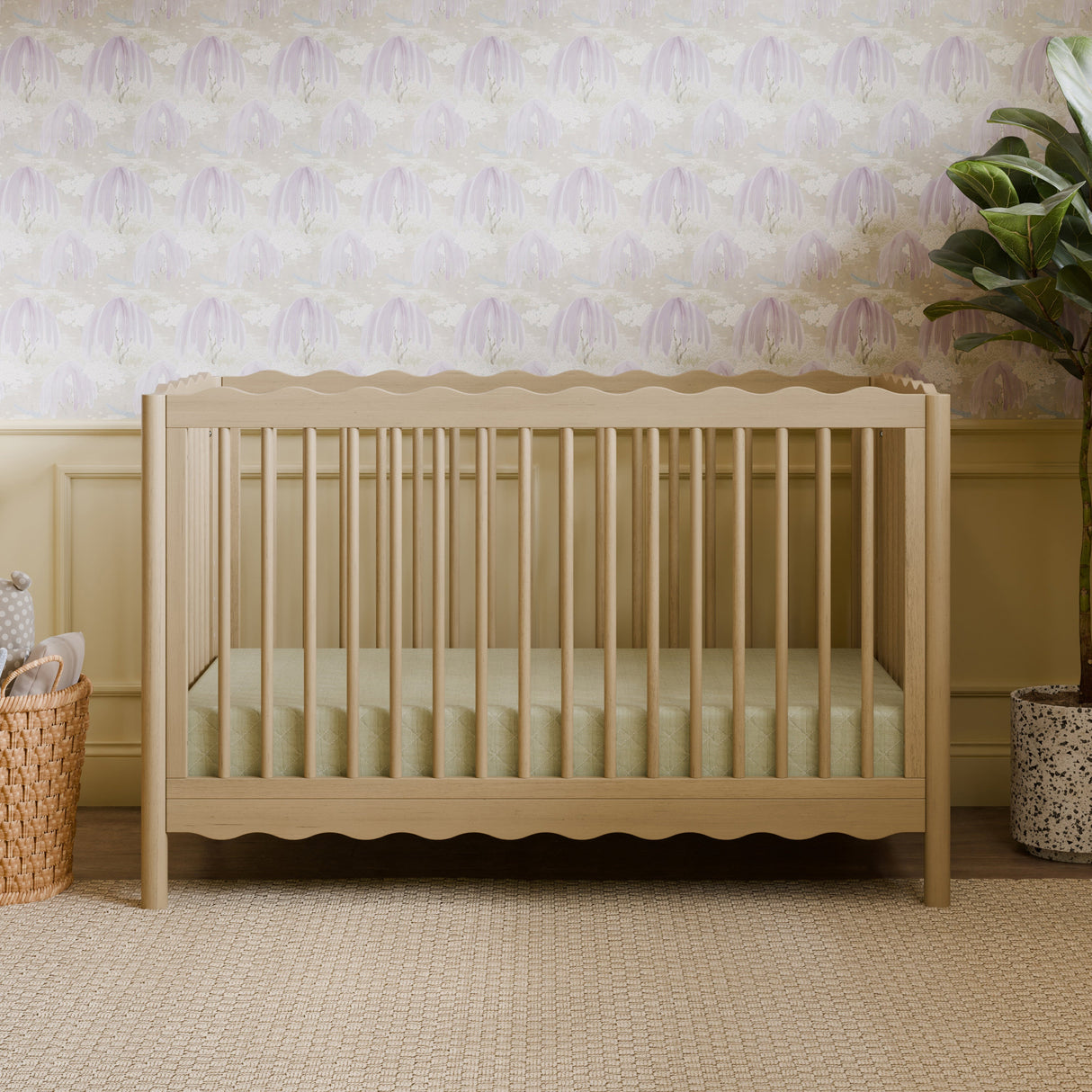 Babyletto Swell 4-in-1 Convertible Crib with Toddler Bed Conversion Kit
