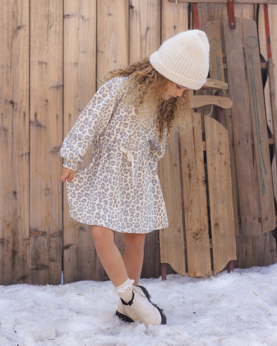 Tate Dress || Blue Leopard by Rylee + Cru