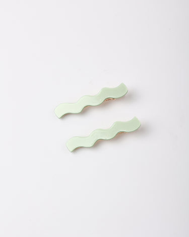 Wavy Clip Set || Sage, Natural by Rylee + Cru
