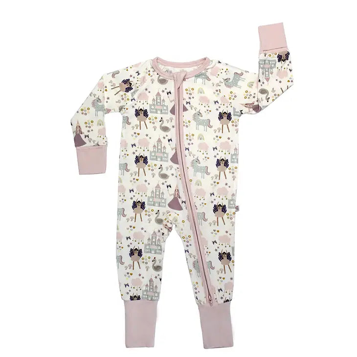 Once Upon a Time Bamboo Convertible Baby Pajama by Emerson and Friends