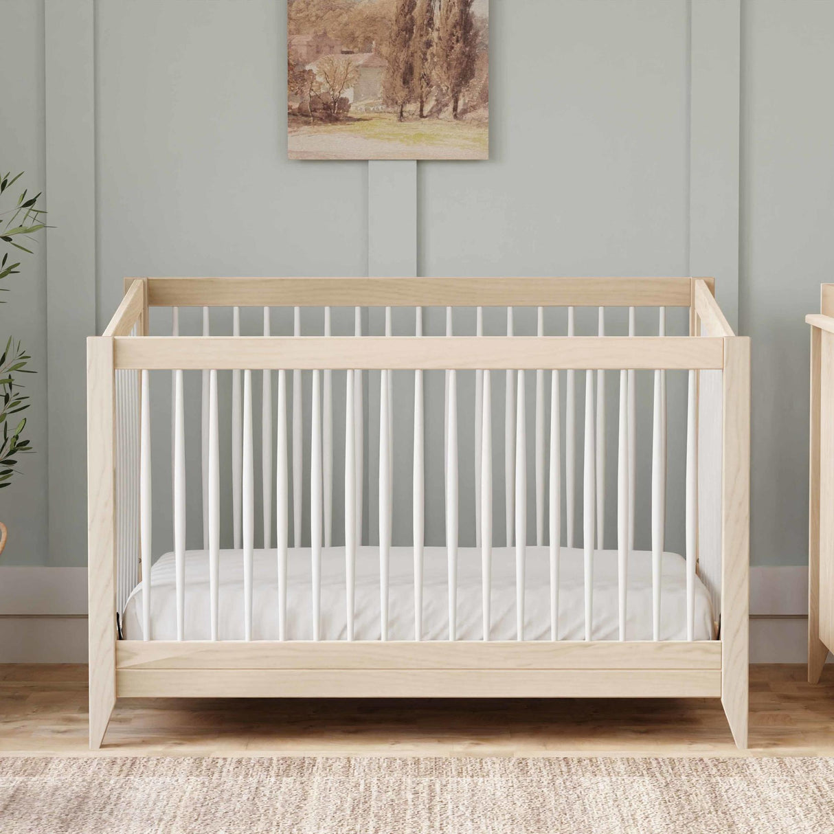 Babyletto Sprout 4-in-1 Convertible Crib with Toddler Bed Conversion Kit