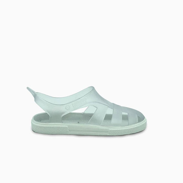 Bioty Transparent Sandals | Transparent White by Boatilus