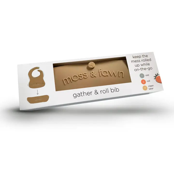 Gather & Roll Bib - Foliage by Moss & Fawn