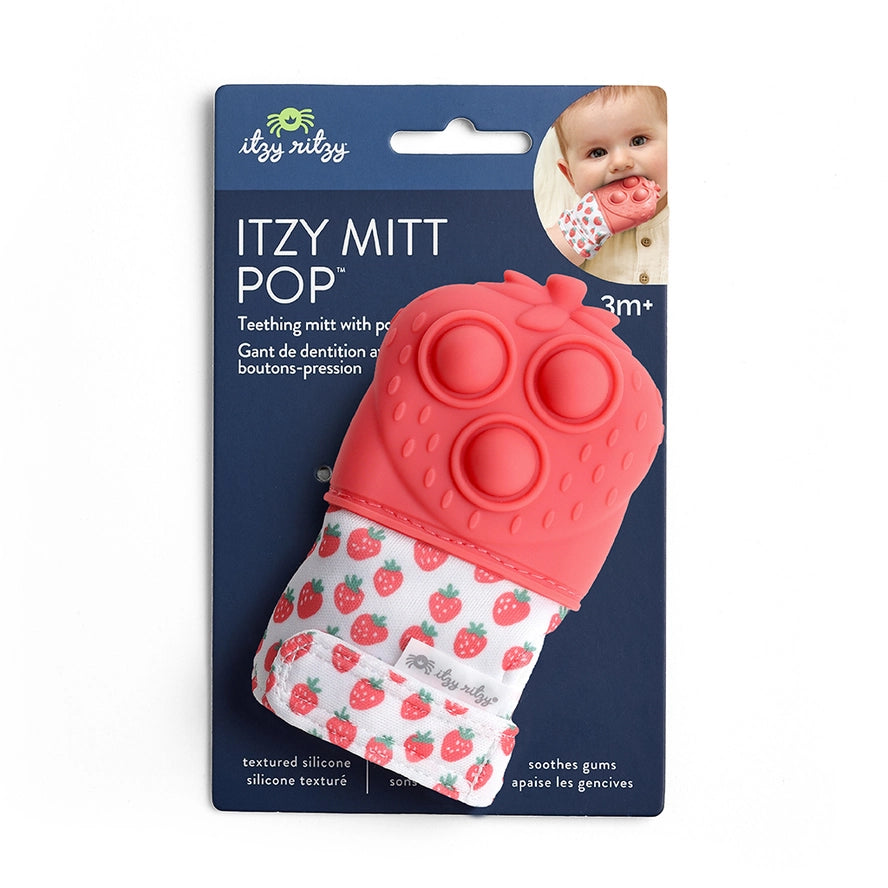 Itzy Mitt Pop™ - Strawberry by Itzy Ritzy