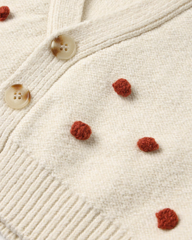 Boxy Crop Cardigan || Ruby Bobble by Rylee + Cru