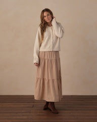Women's Fuzzy Cardigan || Natural by Rylee + Cru